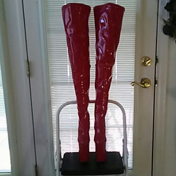 Pleaser Infinity 9" thigh high boots - Picture 5 of 7